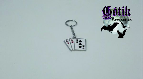 Chaveiro de Naipe de Cartas